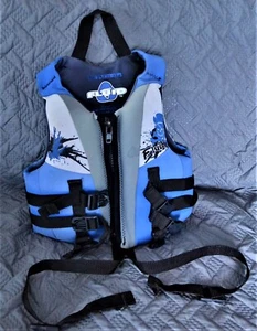 Fluid Child Flotation Aid Vest 30-50 Lb Model 301 Type III PFD - Picture 1 of 4