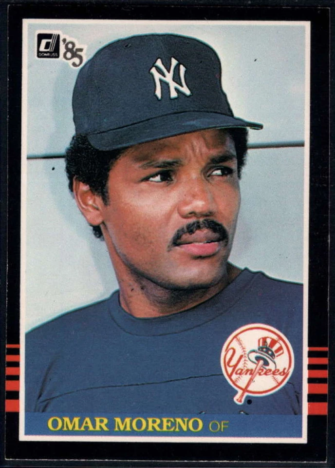 1985 Donruss #591 Omar Moreno NM-MT Yankees  - Image 1 of 1