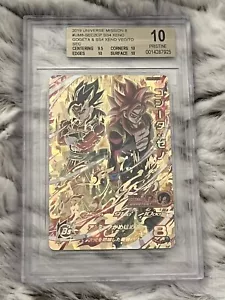 2019 Universe Mission 8 Xeno Gogeta & SS4 Xeno Vegito Sec BGS 10 PRISTINE - Bild 1 von 2