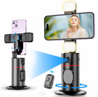 Auto Face Tracking Phone Holder, 360° Rotation Face Tracking Tripod Upgraded Pho