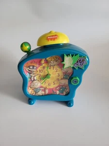 Vintage 1998 Nickelodeon Rugrats Talking Alarm Clock R1500 Viacom Tested & Works - Picture 1 of 8