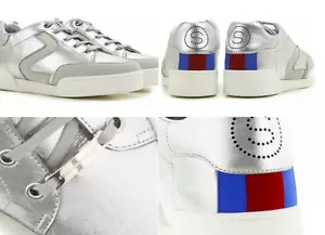 Stella McCartney Vegetariano Zapatillas Low-Top de Deporte Zapatos Trainers New - Imagen 1 de 25