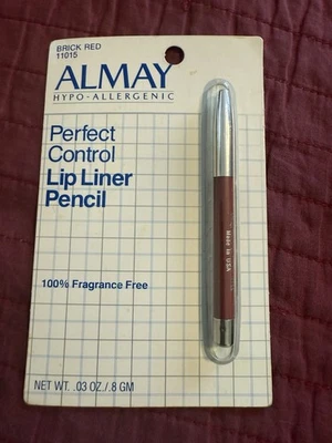 ALMAY Perfect Control Lip Liner Pencil  ~ BRICK RED ~ NEW  ~ MADE IN USA - Image 1 of 2
