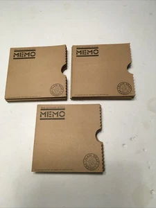 9 Vintage Basic plain wrap products Memo Pads 5" x 5" Unused Brown NEW!! - Picture 1 of 10