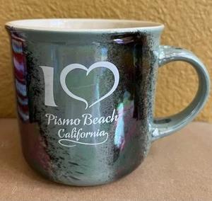 I Love Pismo Beach Neu My Cafe handgefertigt handgeglasiert großer Kaffeebecher 24 Oz - Bild 1 von 6