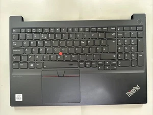 Clavier tactile rétroéclairé authentique Lenovo ThinkPad E15 Gen 1 repose-poignets Royaume-Uni - Noir - Photo 1/17