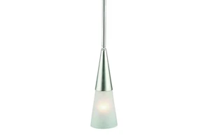 Forte Lighting 2179-01 1 Light 5"W Mini Pendant - Nickel - Picture 1 of 5