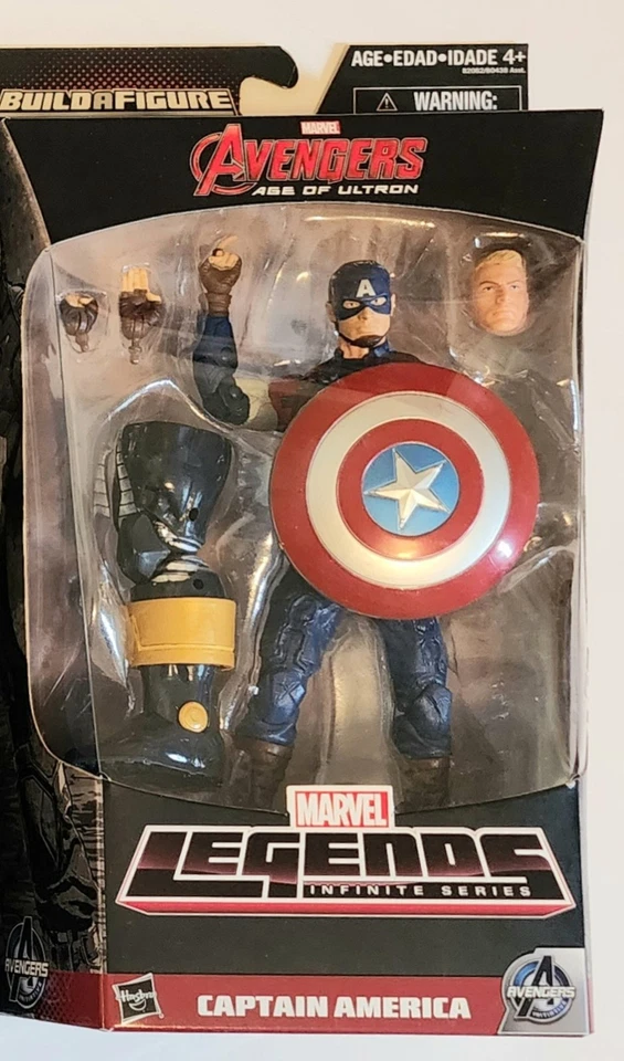 Marvel Legends Capitán América Vengadores Era de Ultrón Thanos Construye una Figura 2015 Foto 1 de 3