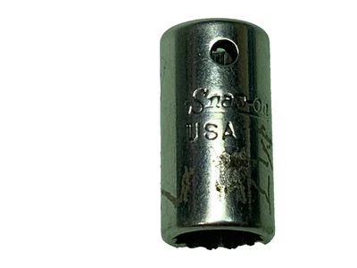 snap-on socket 5/16" USA PAT 3273430 N8460 12 point 1/4"drive vintage tool. RARE - Image 1 of 4