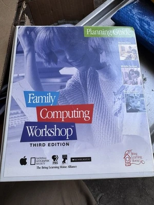 1997 Apple Computer Family Computing Workshop ClarisWorks Groiler Kidpix Mac/PC - Image 1 of 4