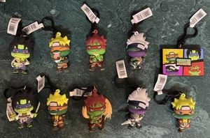 Naruto x TMNT Teenage Mutant Ninja Turtles Figura Bolsa Clips Lote de 10 piezas Conjunto Lote - Imagen 1 de 15