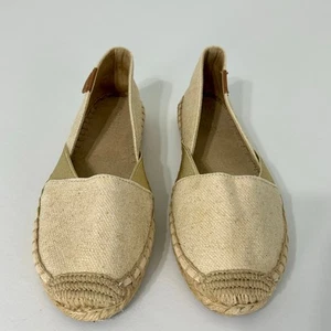 Sperry Top Sider Tan Espadrille 6 Womens Shoes Flats Casual Natural - Picture 1 of 10