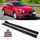 For Alfa Romeo Mito Gloss Black Side Skirts Spoiler Lip Splitter Rocker Panels