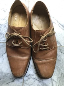 Sandro Moscoloni 17305 11D Herren Braun Oxford Elegant Schuhe Bryan Kappe Zehe Leder - Bild 1 von 6