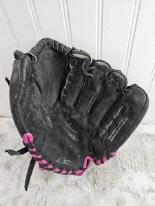 Guante de softbol derecho MIZUNO GPP 1155F1 11,5" cuero grano completo negro y rosa - Imagen 1 de 11