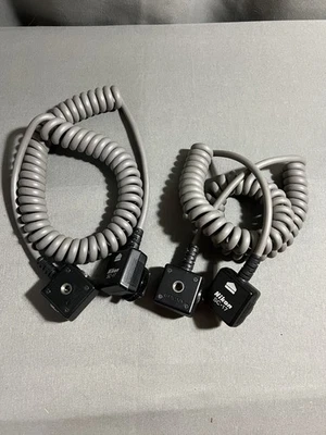 (2) Nikon SC-17 Coiled TTL Remote Cords Used Good Condition - Image 1 of 4