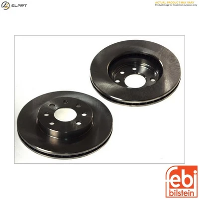 2x BRAKE DISC 193412 FOR RENAULT KANGOO/III/MPV/Box/Body/MPV H5H 490 1.3L 4cyl - Image 1 of 4