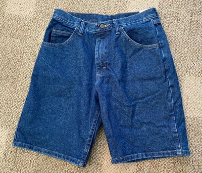 Wranger синий Jean шорты расслабленный крой хиты на колене 606W1DH мужской размер 30 Вт - Изображение 1 из 4