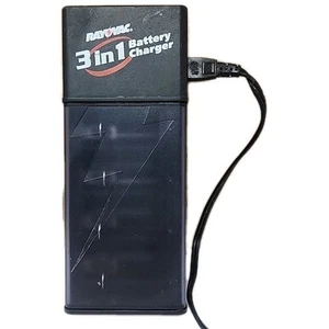 RAYOVAC Universal BATTERY CHARGER Rechargeable NiCD Alkaline NiMH Model PS3 - Picture 1 of 2