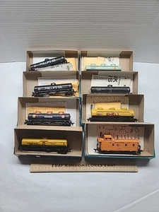 8 Athearn HO Kits 7 Tank Cars 1 Caboose Phillips 66 76 Shell Atsf Ethyl MILW SP - Picture 1 of 11