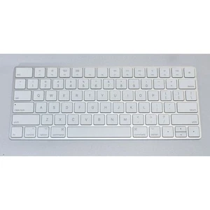 Apple Wireless Magic Keyboard A1644 - White & Silver Tested Working 0425!!! - Picture 1 of 4