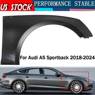 AU1241145 New Replacement Front Right Fender Fits 2018-2019 Audi A5 Quattro - Imagem 1 de 4