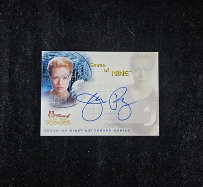 Women of Star Trek Voyager - Jeri Ryan as Seven Of Nine Autograph Card SA1 - Image 1 of 2