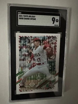 2021 Topps Holiday #HW80- Shohei Ohtani  - Image 1 of 2