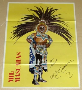 MIL MASCARAS 1971 Vintage JPN WRESTLING POSTER 18.9x24.4inches(48x62cm) #ss6 - Picture 1 of 3
