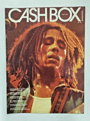 CASH BOX MAGAZINE, VOL.37 No. 12 AUGUST 1975, BOB MARLEY & THE WAILERS ON COVER - Image 1 of 4