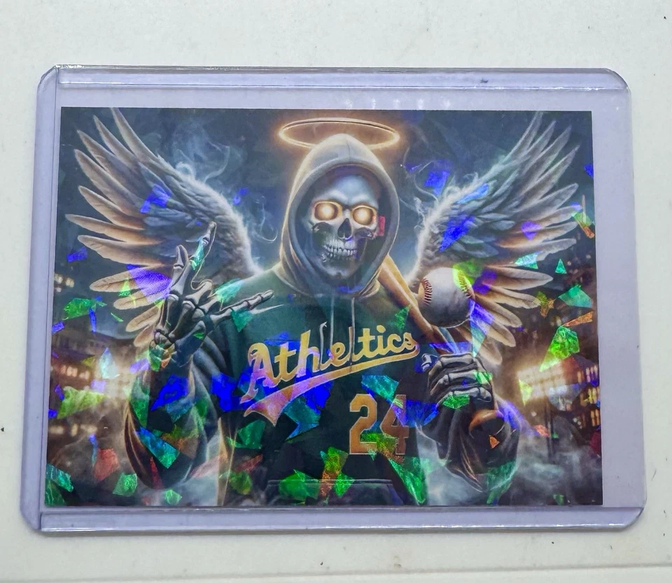 Tarjeta personalizada Rickey Henderson The Stolen Base King no topps String Island 1/1 Foto 1 de 1