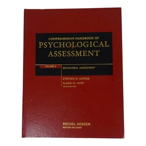 Comprehensive Handbook of Psychological Assessment Behavioral Volume 3 Haynes - Picture 1 of 18