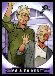 2025 UD Fleer Brilliants Superman Purple 10 Ma & Pa Kent - Picture 1 of 2