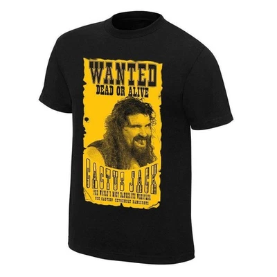 Camiseta Oficial Wwe Cactus Jack “Wanted” Retro Mick Foley Todas las Tallas Nueva  Foto 1 de 2