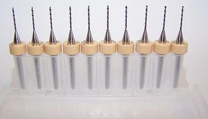 (10) NUEVOS 1/32"" (.0312") Taladros de placa de circuito impreso (PCB) Kyocera 100.0312.400 - Imagen 1 de 2