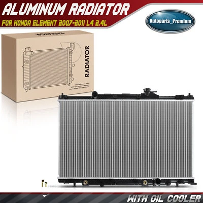 Radiator w/ Trans Oil Cooler for Honda Element 2007-2011 L4 2.4L Automatic Trans - Image 1 of 4