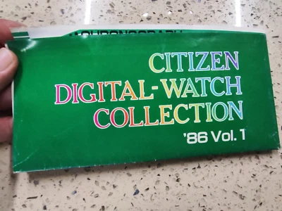 1986  CITIZEN DIGITAL WATCH COLLECTION Manual magazine  Used - Image 1 of 4