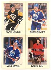 1987-88 O-Pee-Chee OPC Hockey Mini Cards #1-42 - HOF Stars - Pick Singles