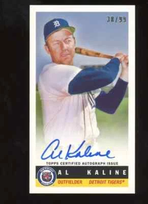 2017 Topps 1959 Design Mini Al Kaline Detroit Tigers HOF AUTO 38/99 - Image 1 of 2