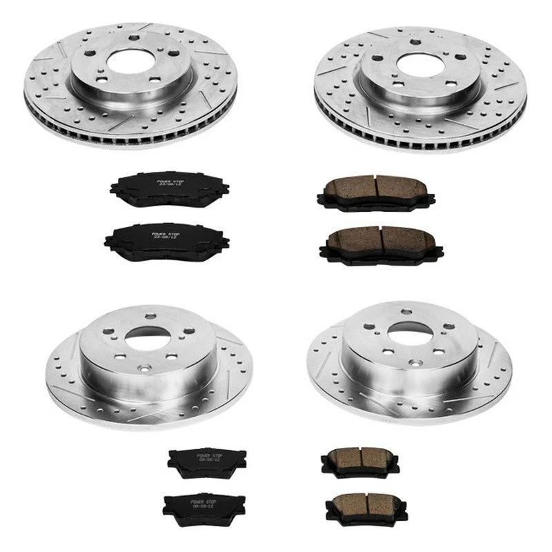 Power Stop K4100 1-Click Z23 Evolution Sport Brake Kit for 06-12 Toyota RAV4 - Imagem 1 de 1