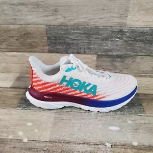 Hoka One One Mach 5 Womens Shoes Sz 9 B Athletic Running White Flame *Worn 1x* - Picture 1 of 12