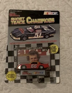 1993 Racing Champions Rusty Wallace #66 Short Track Champions 1:64 Scale - Picture 1 of 3
