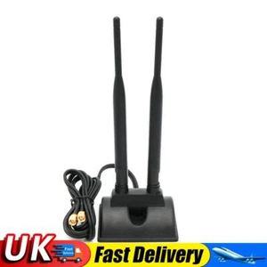 Male Signal Booster Antenna 6dBi Network Hotspot Amplifier 2.4GHz 5GHz 5.8GHz UK - Bild 1 von 12