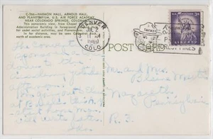 1960 60s Denver CO Smokey the Bear Forest Fires Slogan Cancel Postal Cover - Picture 1 of 2