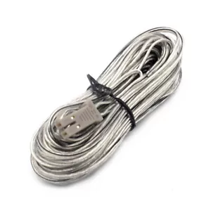 1PC 32ft / 10m Speaker Cable Wire With Grey Plug For Panasonic SA-XH385 - Picture 1 of 4