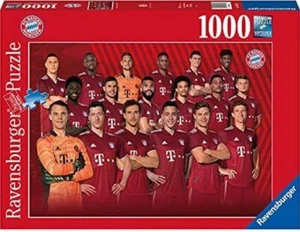 1000 Pieces Puzzle FC Bayern Munich 2021/22 from 14 Years | Ravensburger 16847 - Picture 1 of 3