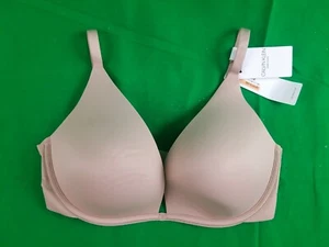 Calvin Klein Liquid Touch leicht gefütterter Damen-Tauchgang Qf5913 200 Akt NEU 34DD - Bild 1 von 8