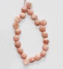22 Pcs Natural Rhodocrosite Beads Coin 5.5 - 6 Mm D10100