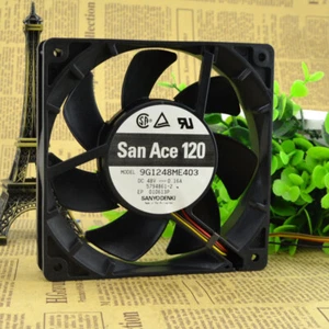 SANYO 48V 0.16A 12CM 12025 9G1248ME403 4-wire Inverter Chassis Cooling Fan - Picture 1 of 5