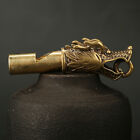 Handmade Brass Dragon Head Whistle Car Keys Chains Pendantsoutdoor Survival Too?